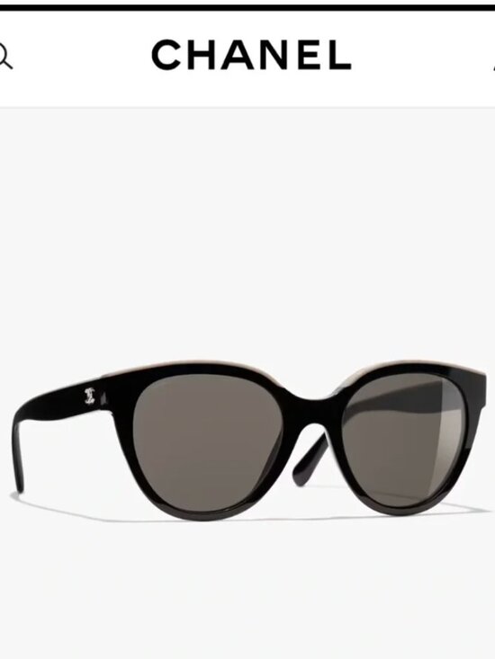 CHANEL Accessories - CHANEL CH5414 Butterfly Sunglasses Black/Beige - SOLD OUT!